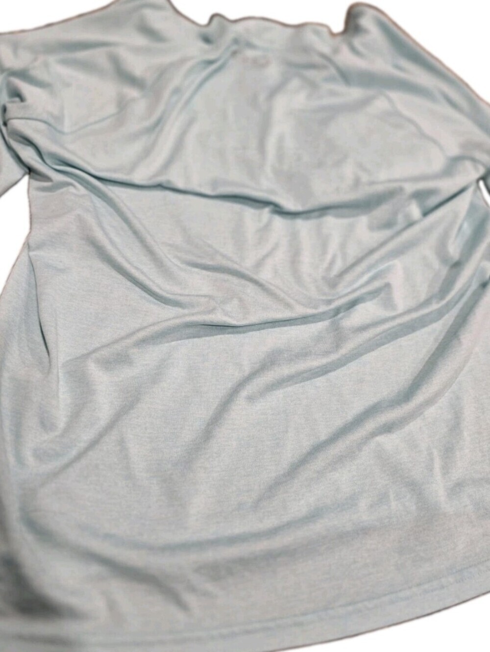Under Armour HeatGear Women’s Large Light Blue Hooded Athletic Top - Picture 5 of 9